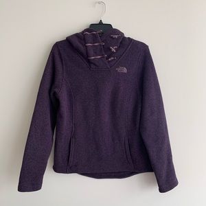 North Face pullover with hood